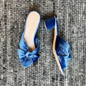 Loeffler Randall Velvet Mules